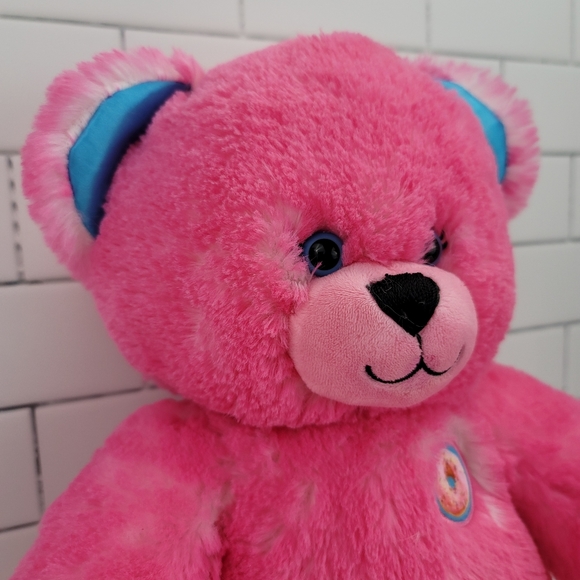 Build A Bear Pink Dount Sprinkles Teddy Bear - Picture 6 of 16